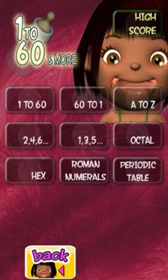 Screenshots of the Talking Emily Baby for Android tablet, phone.