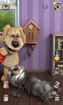Screenshots of the Talking Tom Cat 2 for Android tablet, phone.