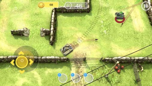 Screenshots of the Tank battles for Android tablet, phone.