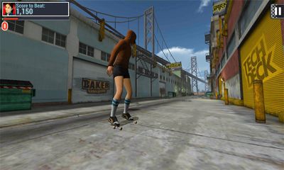 Screenshots of the Tech Deck Skateboarding for Android tablet, phone.