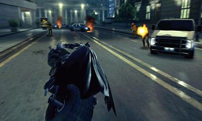 Screenshots of the The Dark Knight Rises for Android tablet, phone.
