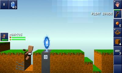 Screenshots of the The Blockheads for Android tablet, phone.