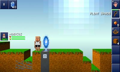 Screenshots of the The Blockheads for Android tablet, phone.