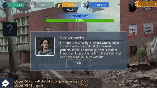 Screenshots of the The hunger games: Panem rising for Android tablet, phone.