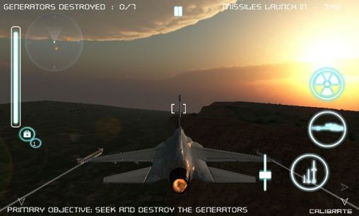 Screenshots of the Thunder rider: First flight for Android tablet, phone.