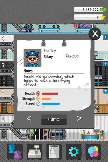 Screenshots of the Tiny prison for Android tablet, phone.