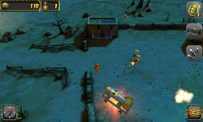 Screenshots of the Tiny Troopers for Android tablet, phone.