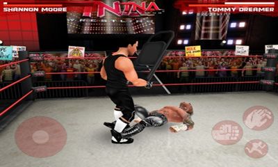 Screenshots of the TNA Wrestling iMPACT for Android tablet, phone.