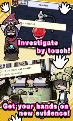 Screenshots of the Touch Detective 2 1/2 for Android tablet, phone.