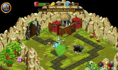 Screenshots of the Tower Wars Mountain King for Android tablet, phone.