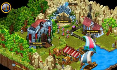 Screenshots of the Tower Wars Mountain King for Android tablet, phone.