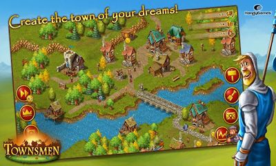 Screenshots of the Townsmen Premium for Android tablet, phone.