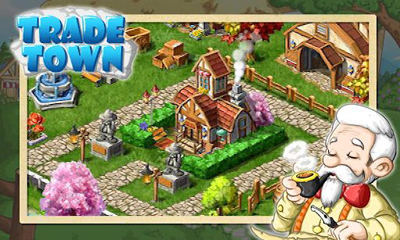 Screenshots of the Trade Town for Android tablet, phone.