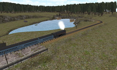 Screenshots of the Train Sim for Android tablet, phone.