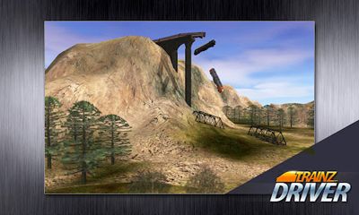 Screenshots of the Trainz Driver for Android tablet, phone.
