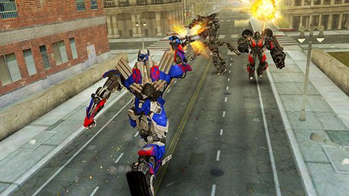 Screenshots of the Transformers: Age of extinction for Android tablet, phone.