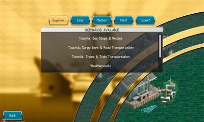 Screenshots of the Transport Tycoon for Android tablet, phone.