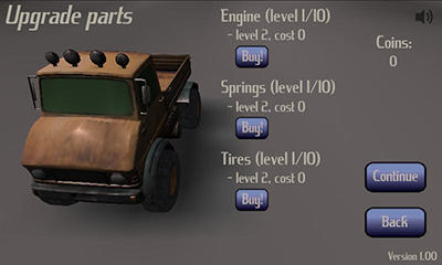 Screenshots of the Truck Challenge 3D for Android tablet, phone.