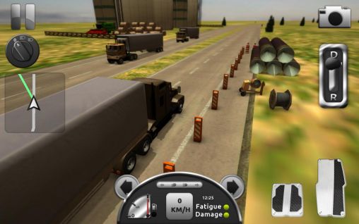 Screenshots of the Truck simulator 3D for Android tablet, phone.