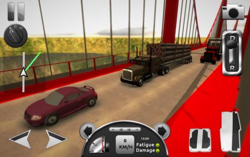 Screenshots of the Truck simulator 3D for Android tablet, phone.