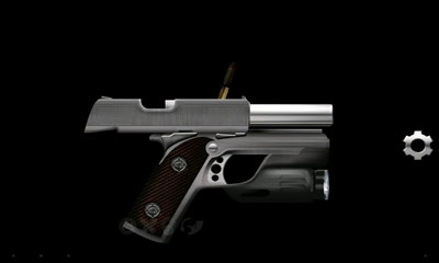 Screenshots of the Weaphones Firearms Simulator for Android tablet, phone.