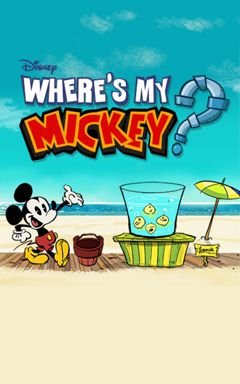 Screenshots of the Where's My Mickey? for Android tablet, phone.
