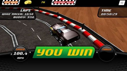 Screenshots of the Whiz racer for Android tablet, phone.