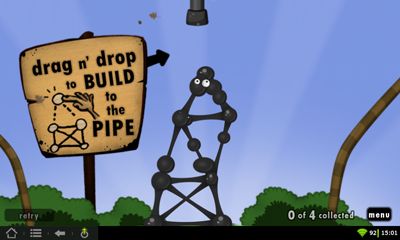 Screenshots of the World Of Goo for Android tablet, phone.