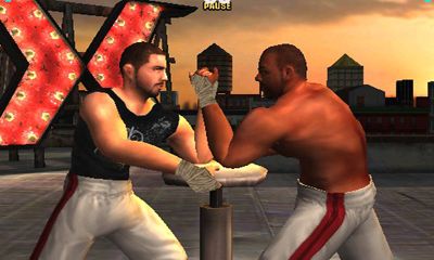 Screenshots of the XARM Extreme Arm Wrestling for Android tablet, phone.