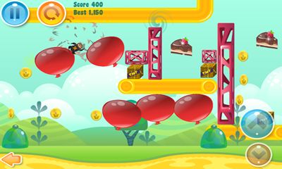 Screenshots of the Yumby Toss for Android tablet, phone.