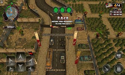 Screenshots of the Zombie driver thd for Android tablet, phone.