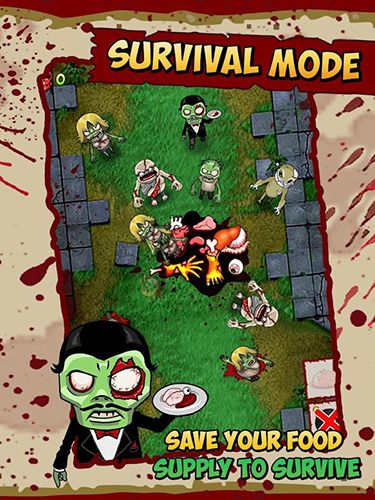 Screenshots of the Zombie encounter for Android tablet, phone.