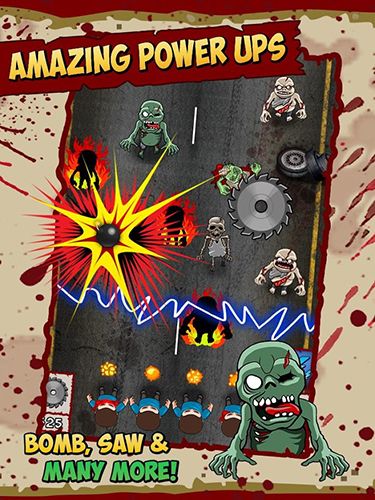 Screenshots of the Zombie encounter for Android tablet, phone.