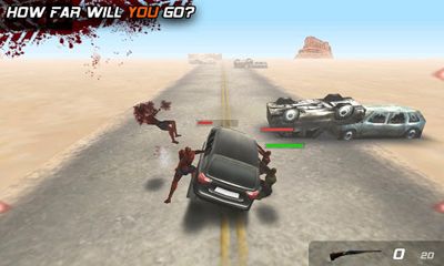 Screenshots of the Zombie Highway for Android tablet, phone.