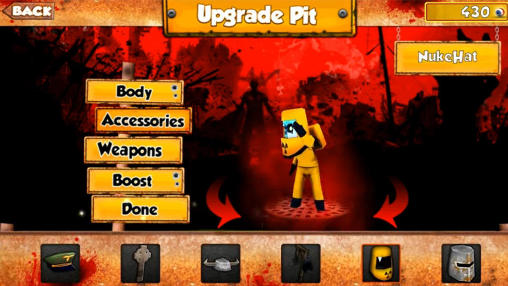 Screenshots of the Zombie run mania for Android tablet, phone.