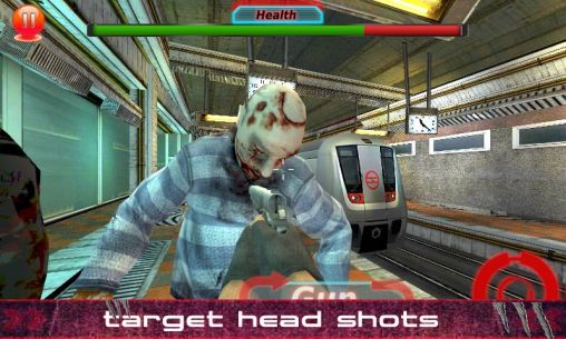 Screenshots of the Zombie shooter 3D for Android tablet, phone.