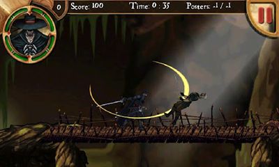 Screenshots of the Zorro Shadow of Vengeance for Android tablet, phone.