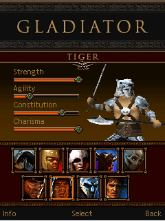 Mobile game Gladiator - screenshots. Gameplay Gladiator