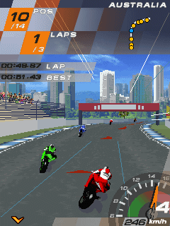 Mobile game Pro Moto Racing - screenshots. Gameplay Pro Moto Racing