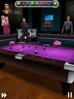 Mobile game World Championship Pool 2010 3D - screenshots. Gameplay World Championship Pool 2010 3D
