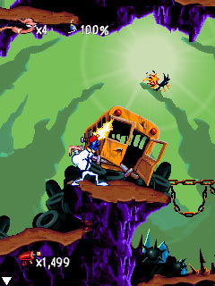 Mobile game Earthworm Jim - screenshots. Gameplay Earthworm Jim