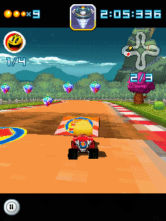 PAC-MAN Kart Rally 3D game ponsel Java jar