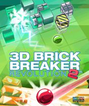 3D Brick Breaker Revolution 2 game ponsel Java jar