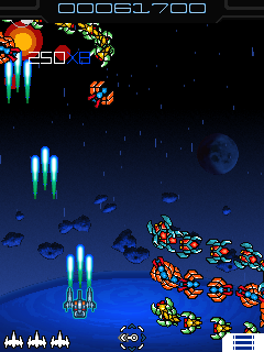 Mobile game Galaga X - screenshots. Gameplay Galaga X