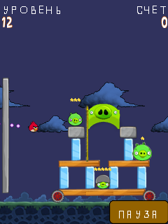 Mobile game Angry Birds - screenshots. Gameplay Angry Birds