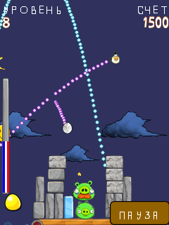 Mobile game Angry Birds - screenshots. Gameplay Angry Birds