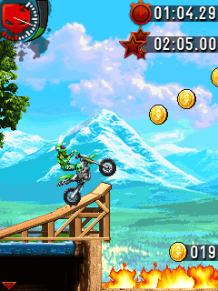 Mobile game Motocross Trial Extreme - screenshots. Gameplay Motocross Trial Extreme