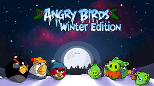 Mobile game Angry Birds Winter Edition - screenshots. Gameplay Angry Birds Winter Edition