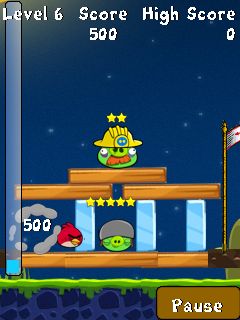 Mobile game Angry Birds Space - screenshots. Gameplay Angry Birds Space