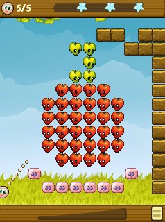 Mobile game Hungry Worms - screenshots. Gameplay Hungry Worms